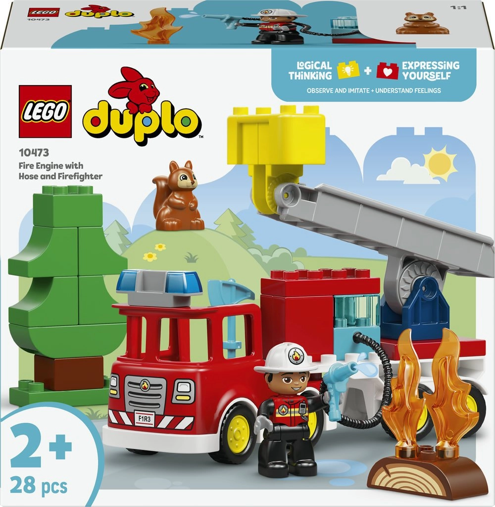 LEGO DUPLO Wóz strażacki z wężem