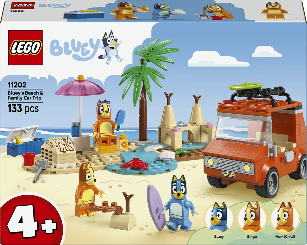 LEGO BLUEY 11202 Bluey````s Beach Family