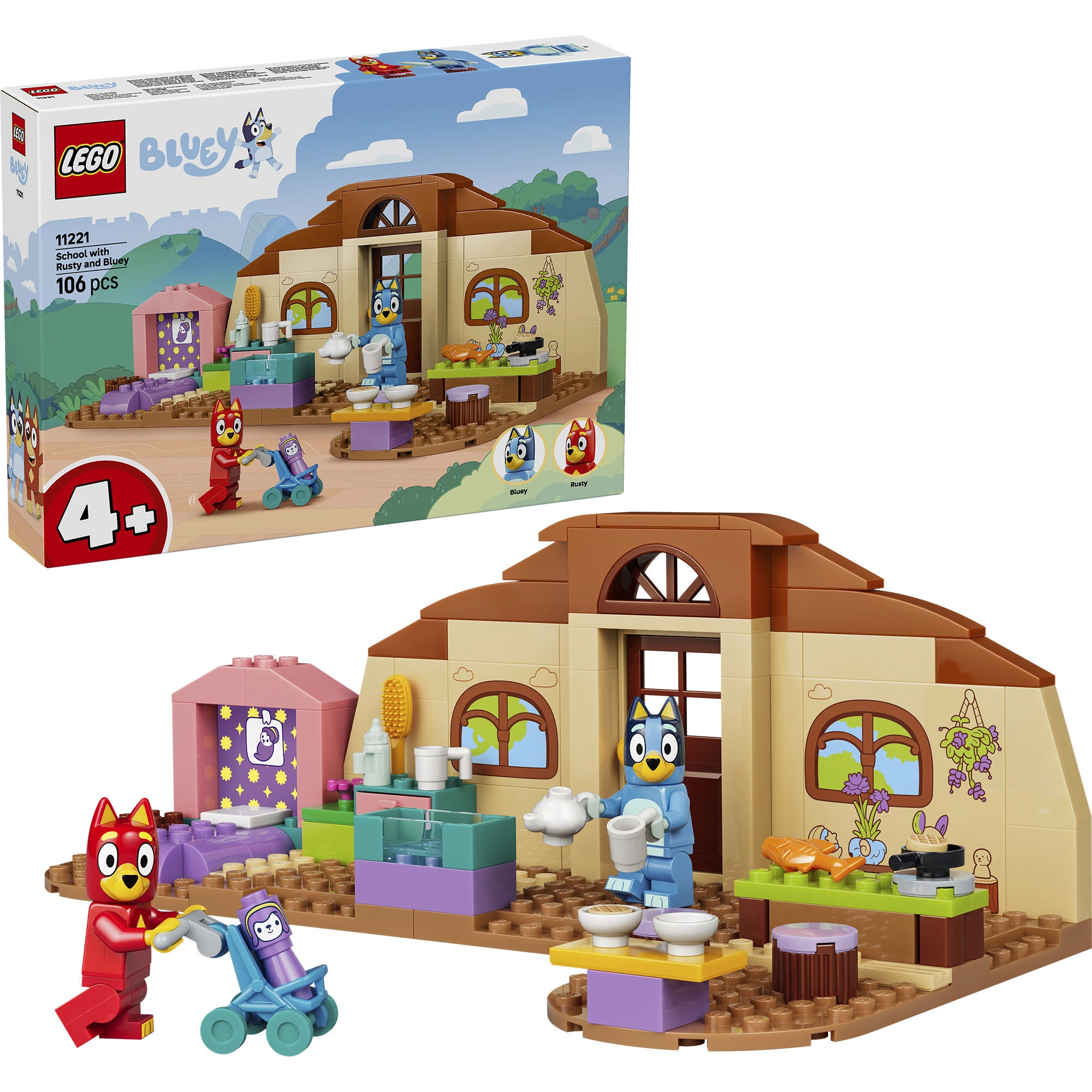 LEGO Bluey 11221 - Rasse ja