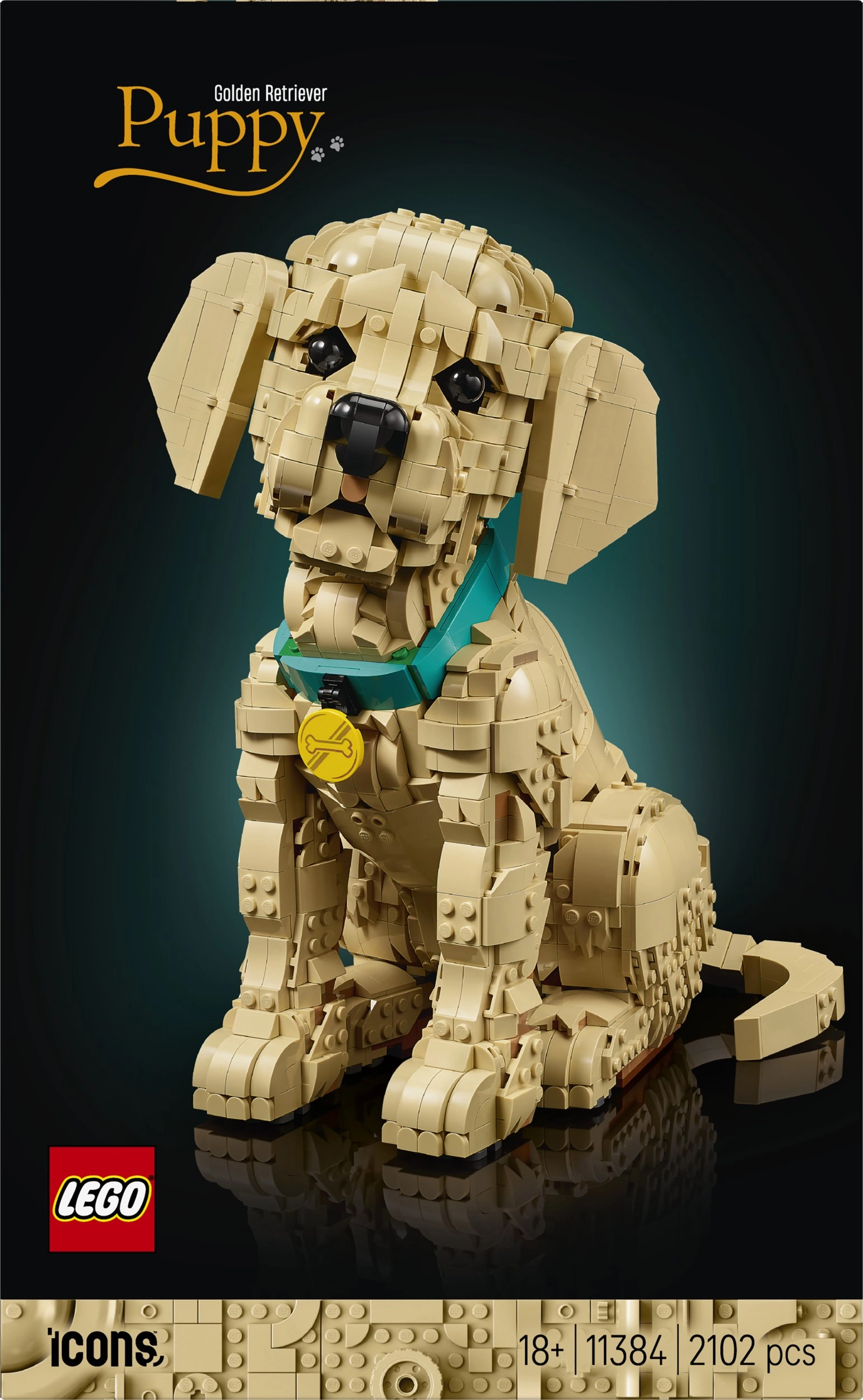 LEGO Icons Szczeniak golden retriever (11384)