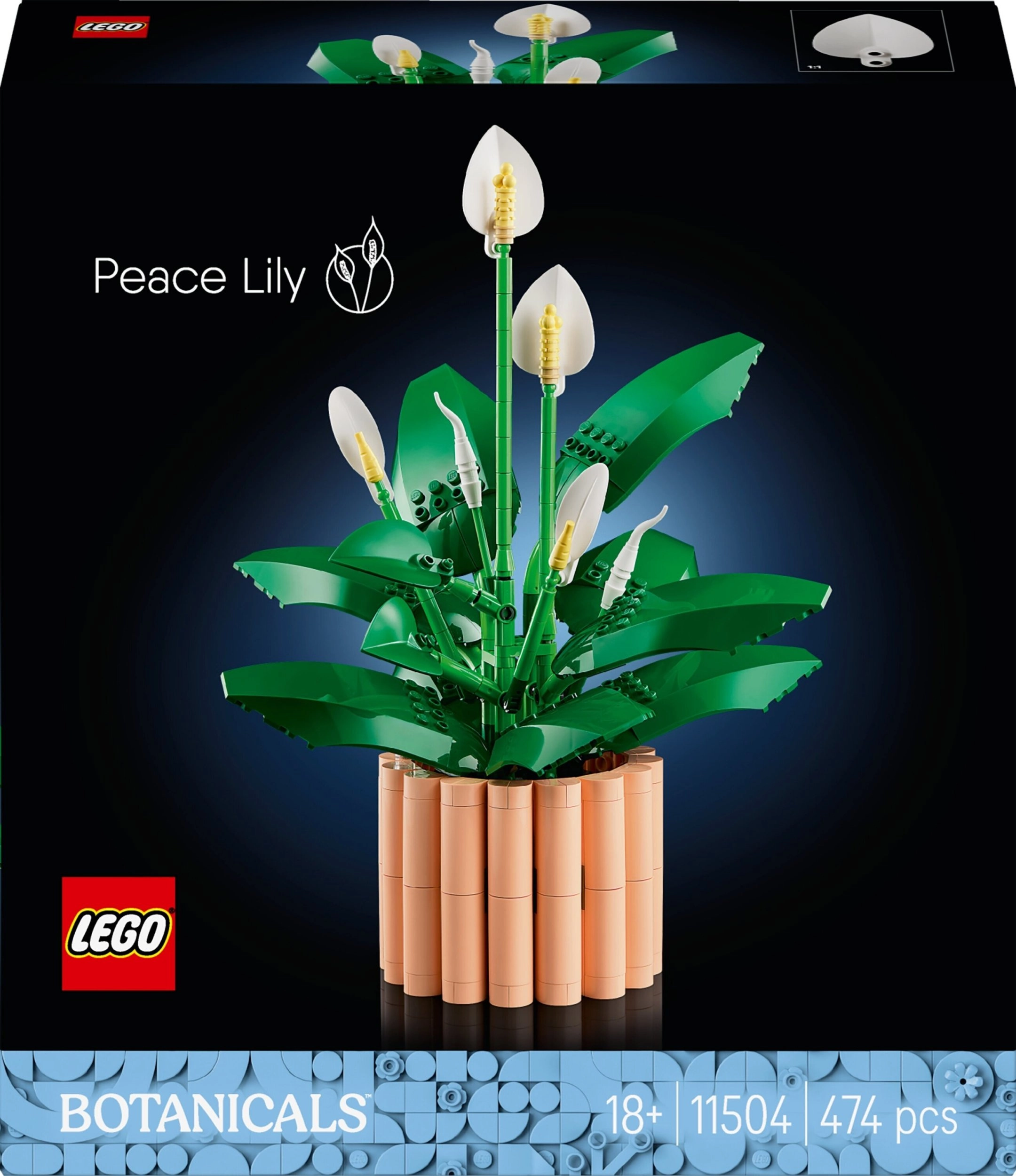 LEGO 11504 Botanicals Peace Lily  Construction