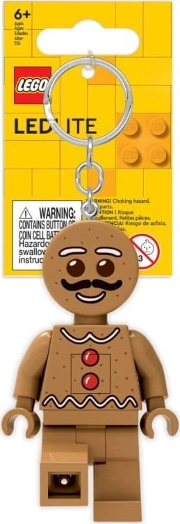 LEGO LGL-KE182 Gingerbread Man keychain with
