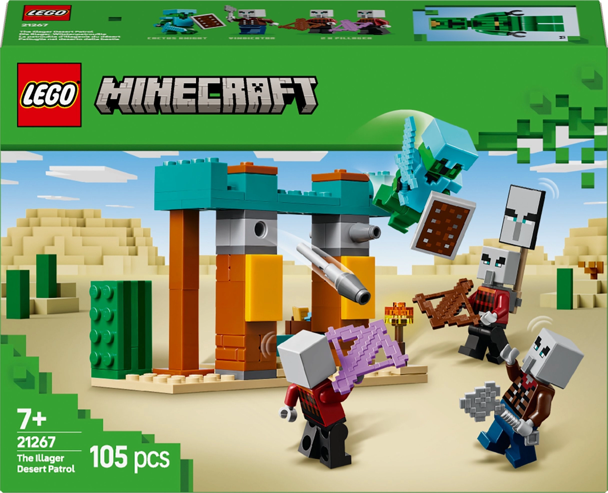 LEGO Minecraft Pustynny patrol złosadników (21267)