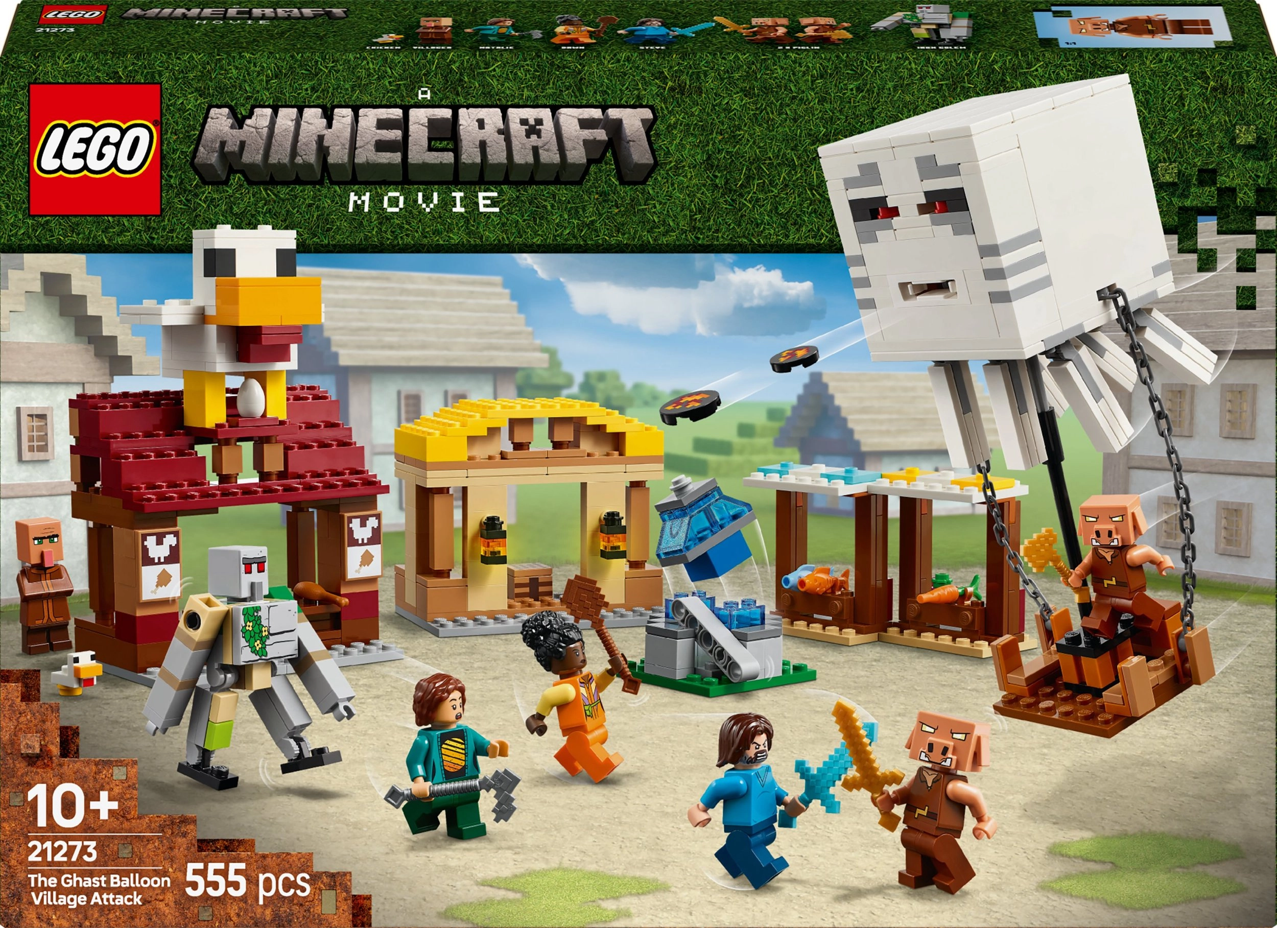 LEGO Minecraft Atak balonowego Ghasta na