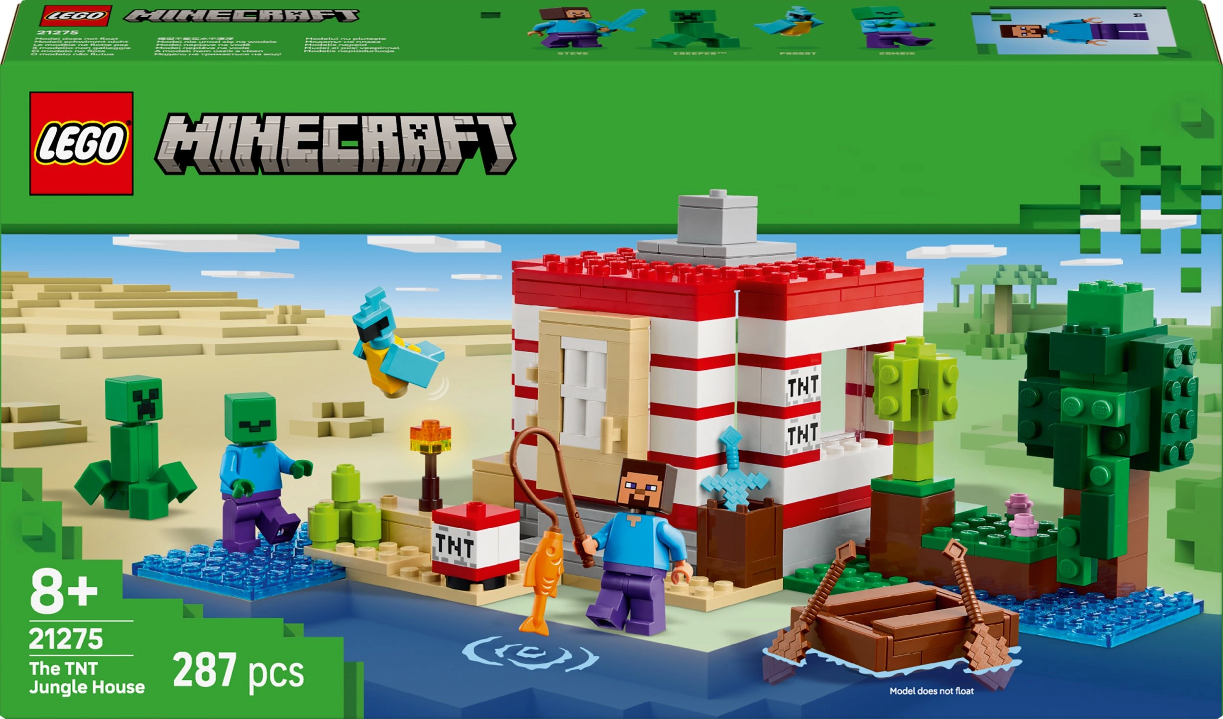 Minecraft Dom TNT w dżungli (21275)