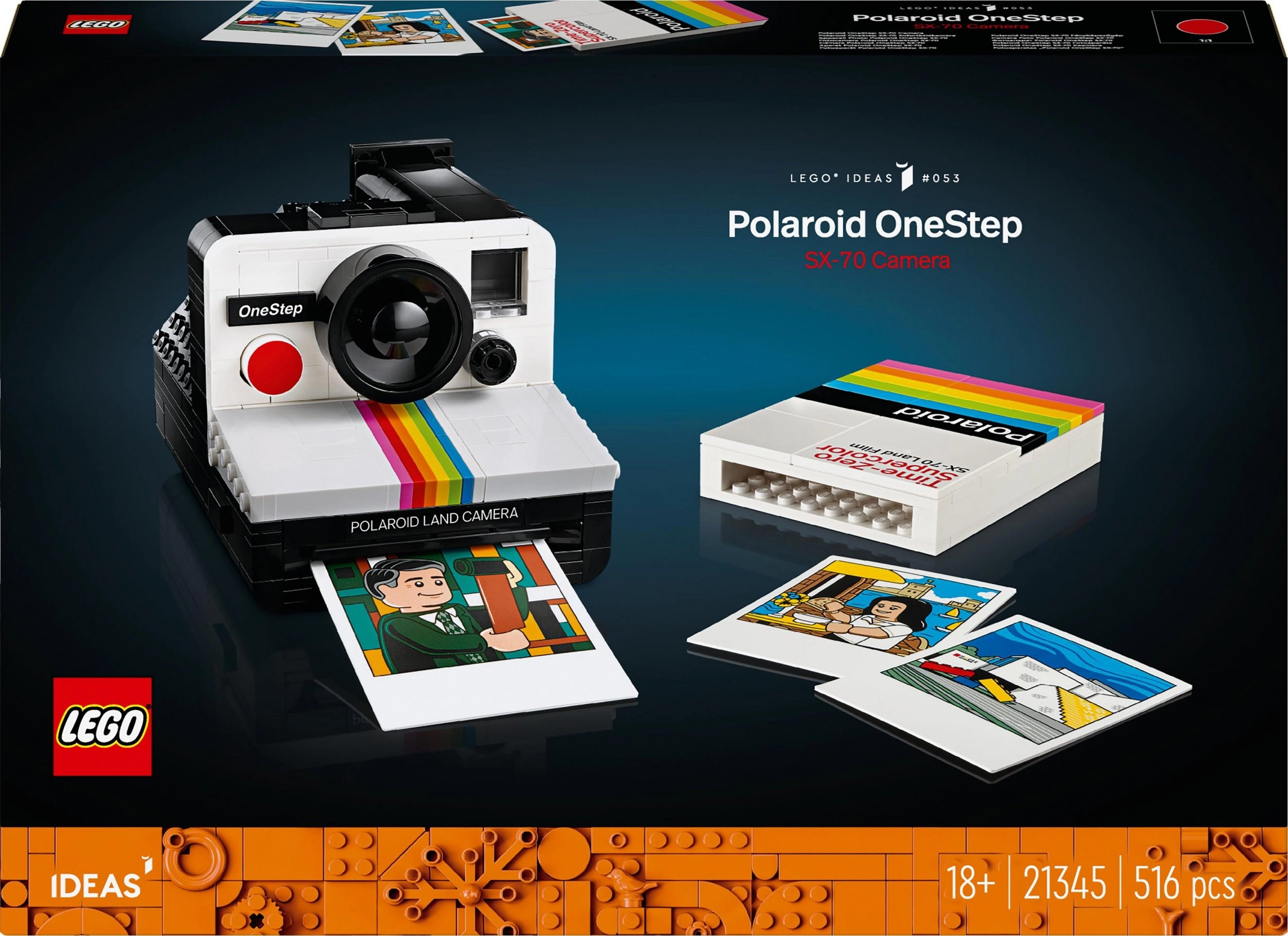 LEGO Ideas Aparat Polaroid OneStep SX-70