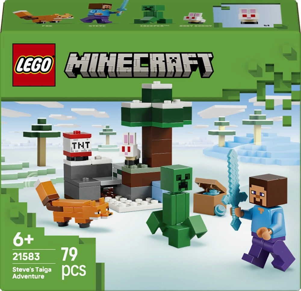 LEGO Minecraft Przygoda Steve`a w tajdze