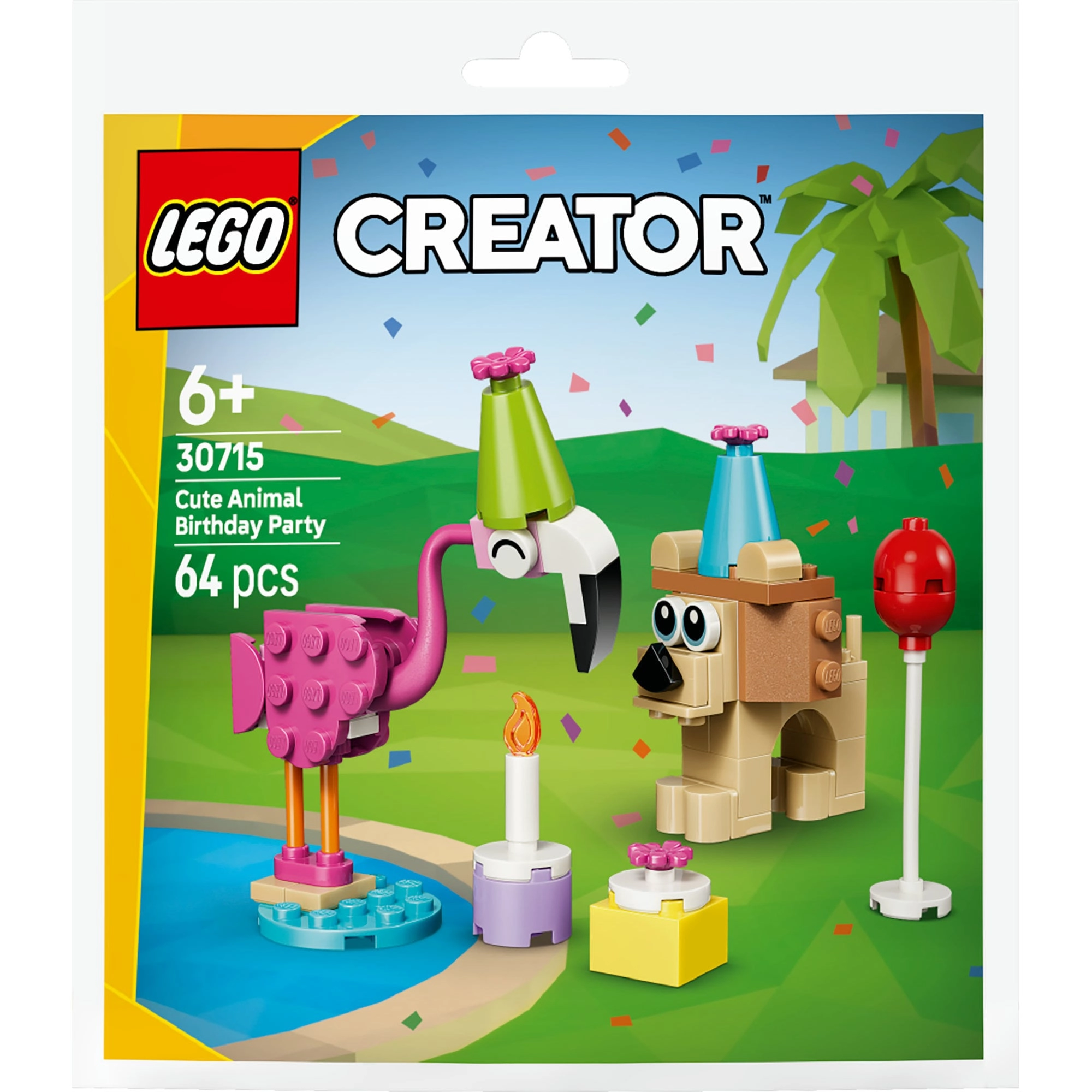 LEGO 30715 Creator Niedliche Tiere Feiern