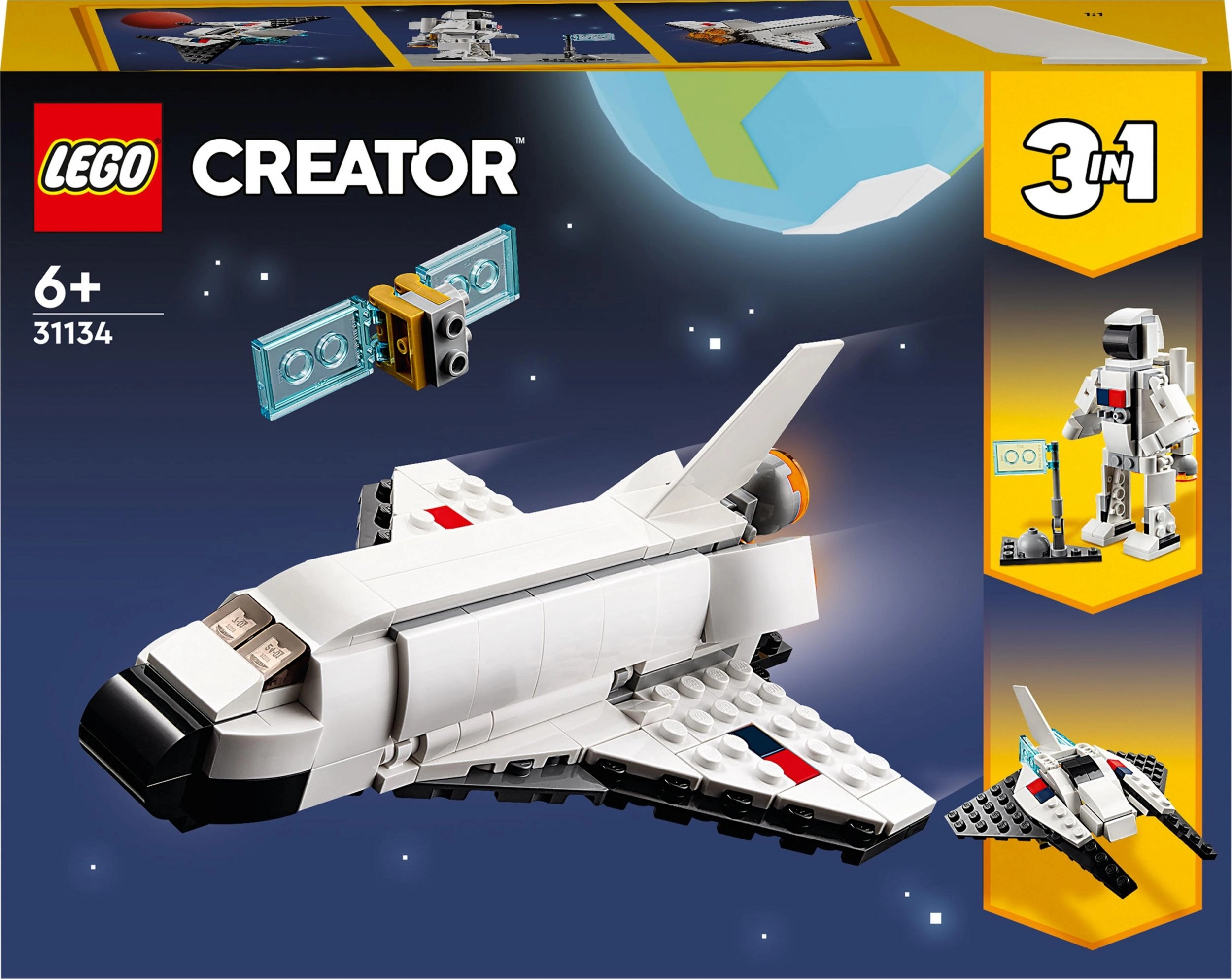 LEGO® Creator 3-in-1 Daugkartinis erdvėlaivis (31134)