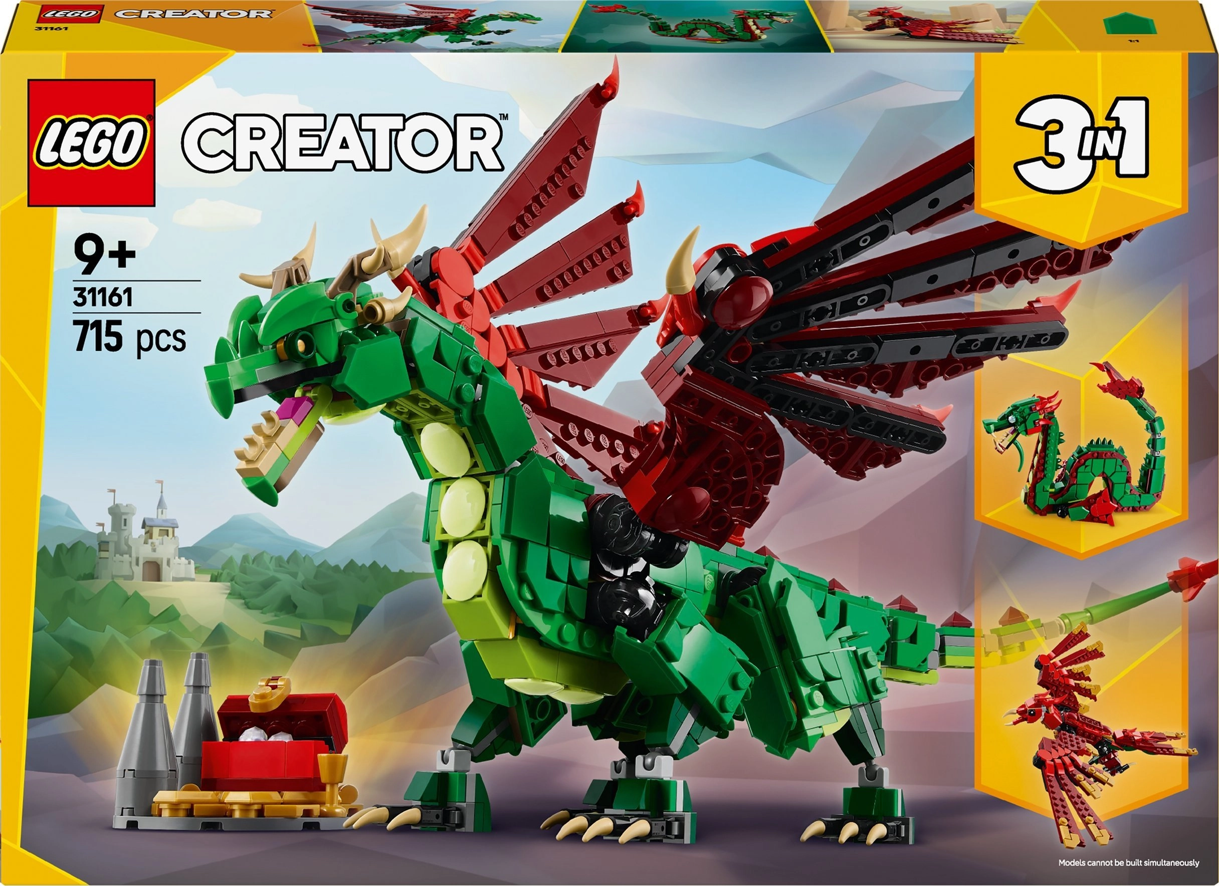 LEGO® Creator 3in1 Viduramžių drakonas (31161)