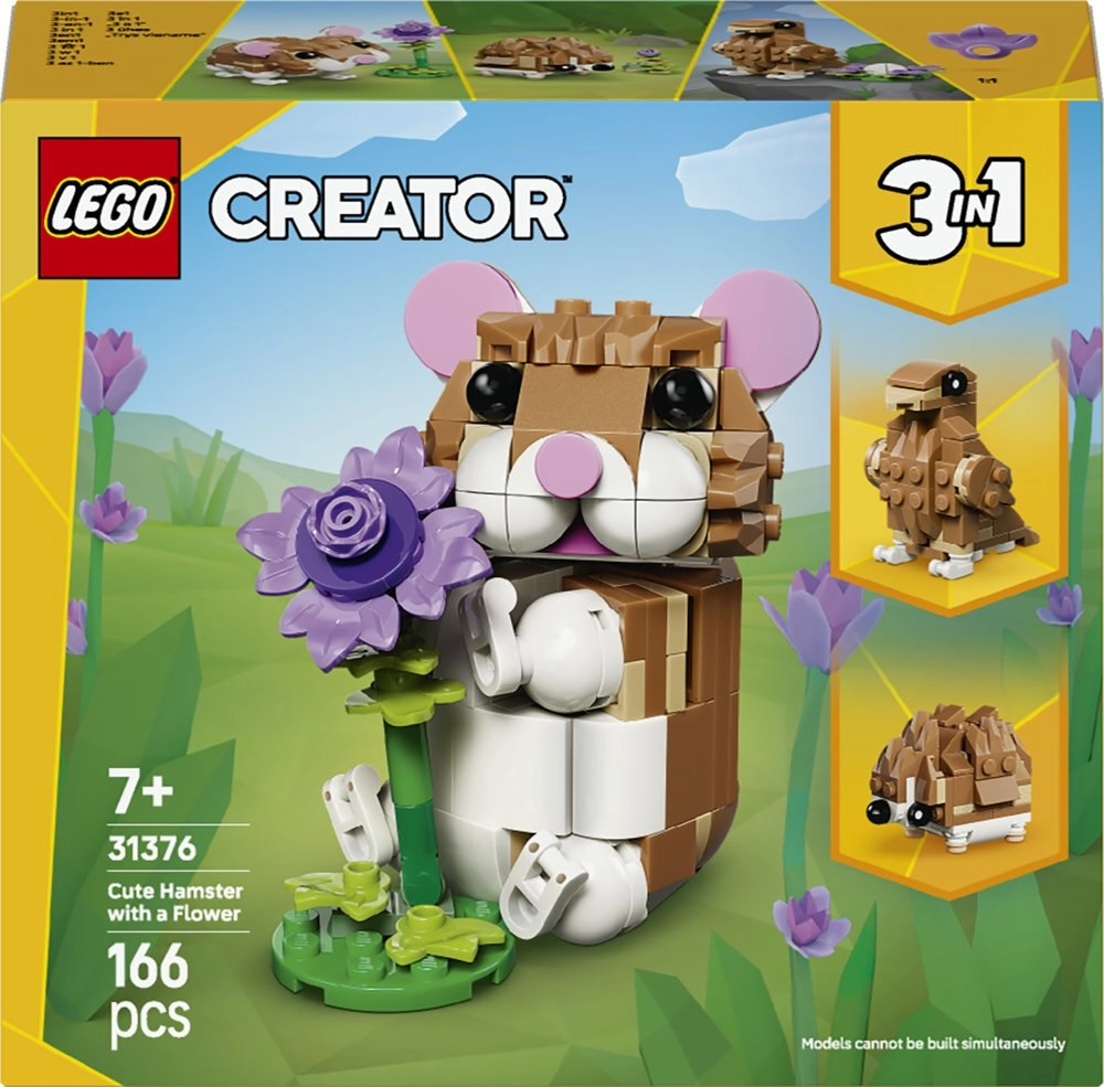 LEGO 31376 Creator 3-in-1 Cute Hamster