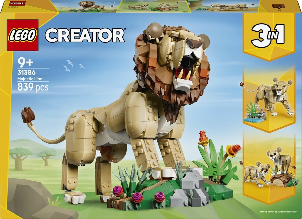 LEGO Creator 31386 – Villieläimet: uljas