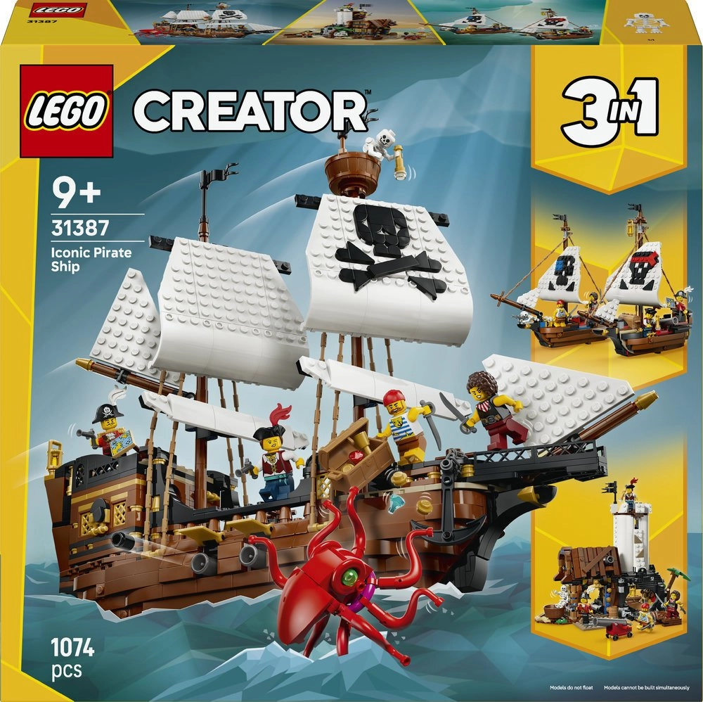 LEGO Creator 31387 – Mahtava merirosvolaiva