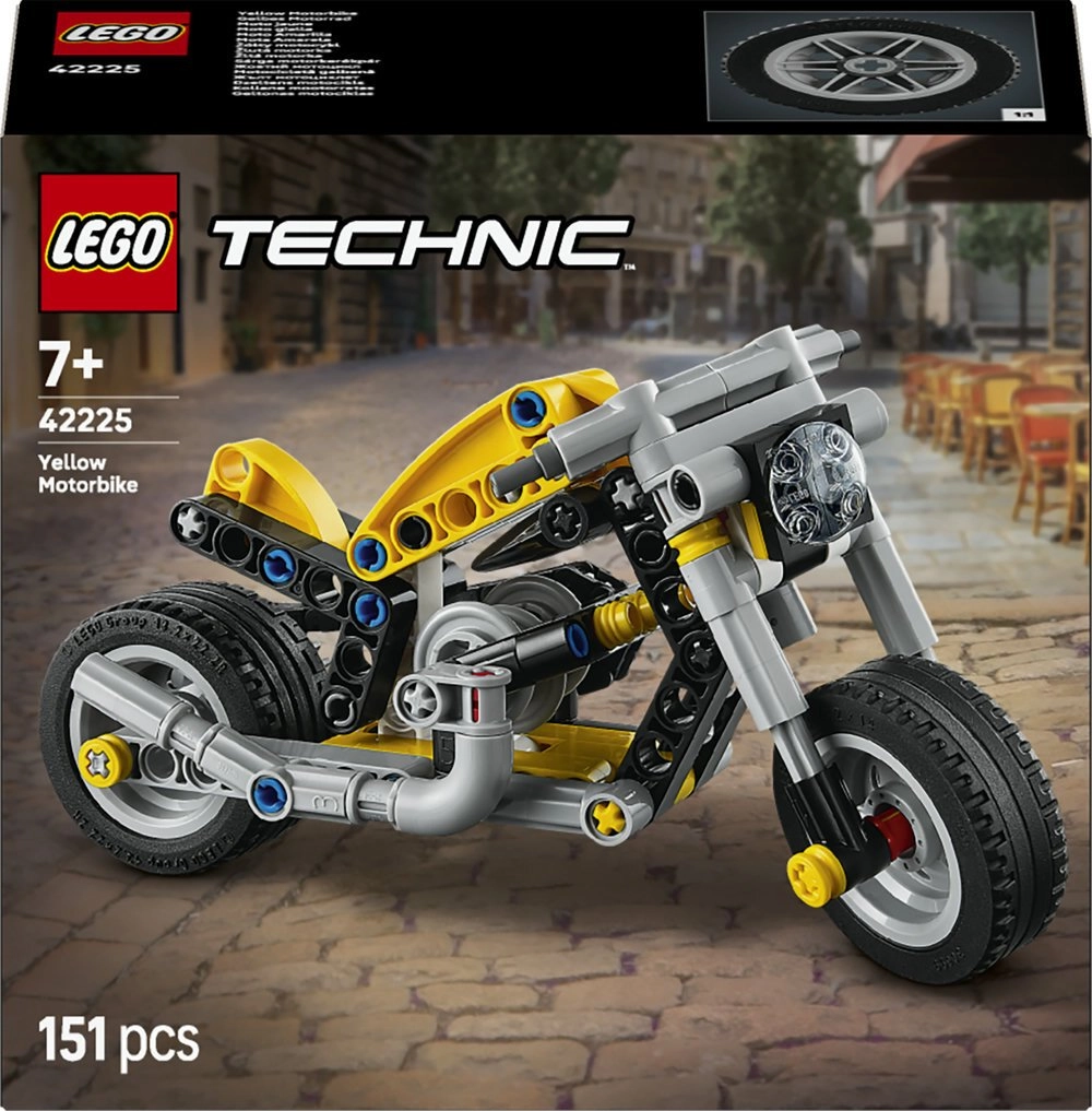 LEGO Technic Żółty motocykl (42225) 42225