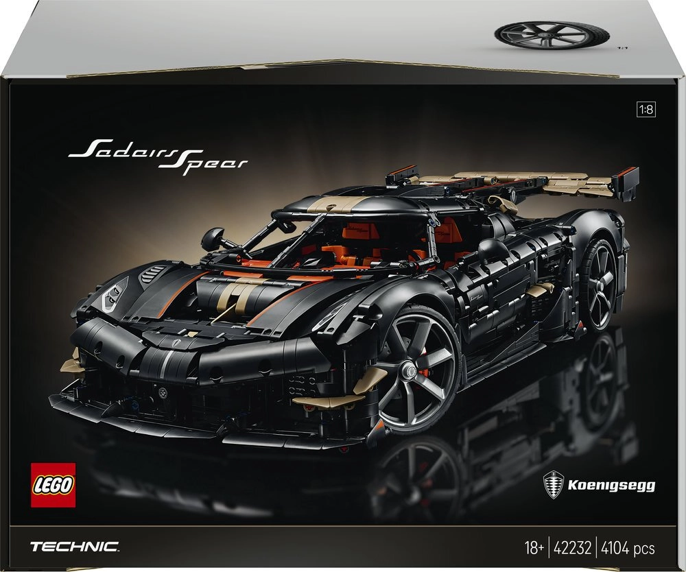 Lego 42232 - Technic Koenigsegg Sadairs