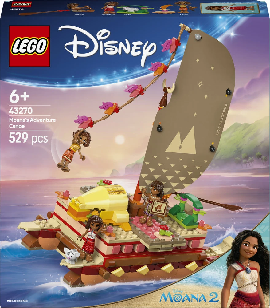 LEGO® Disney Princess Moanos nuotykių kanoja