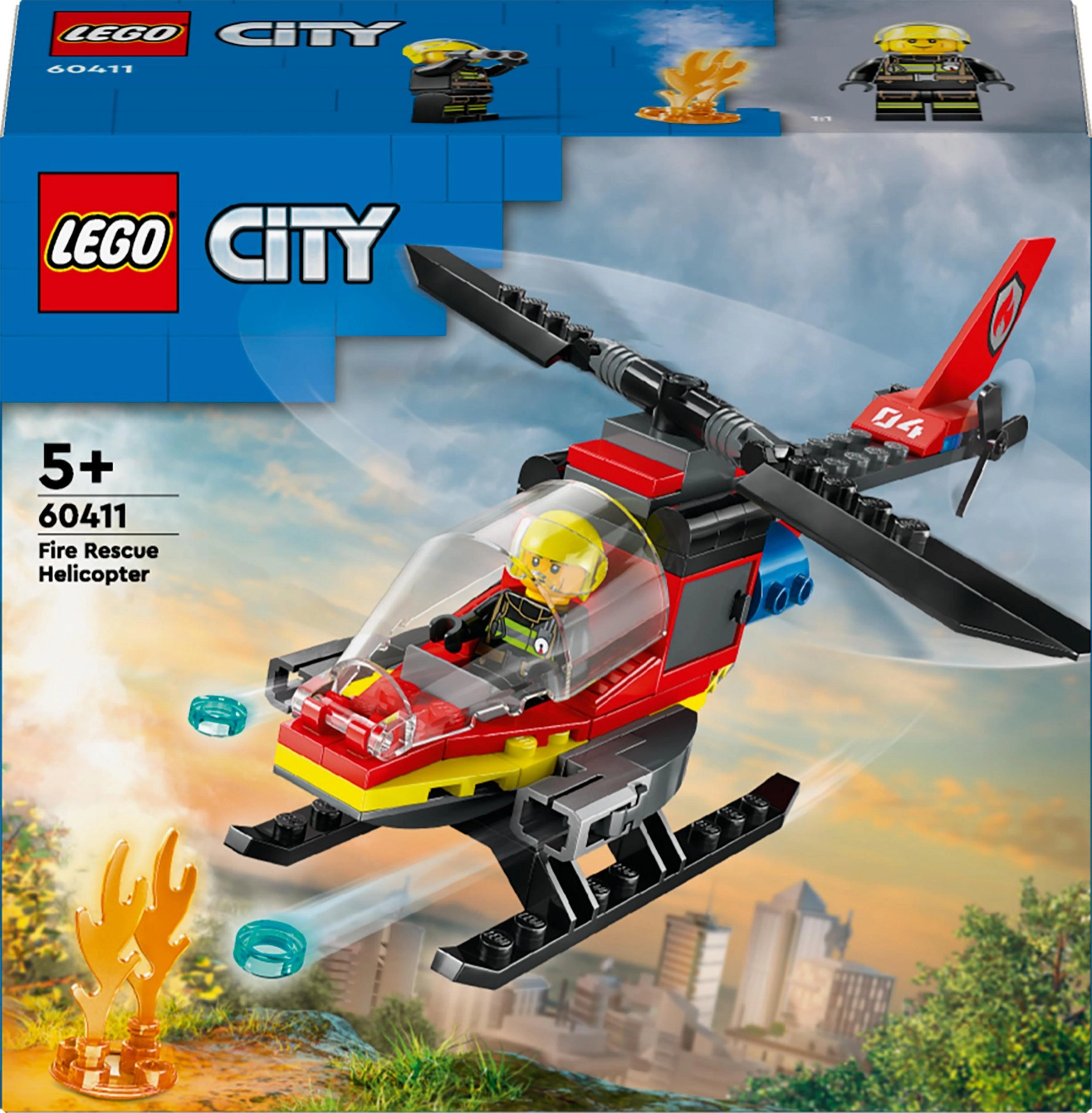LEGO® City Ugniagesių sraigtasparnis (60411) 60411