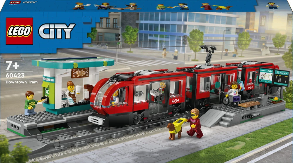 LEGO City Tramwaj miejski ze stacją