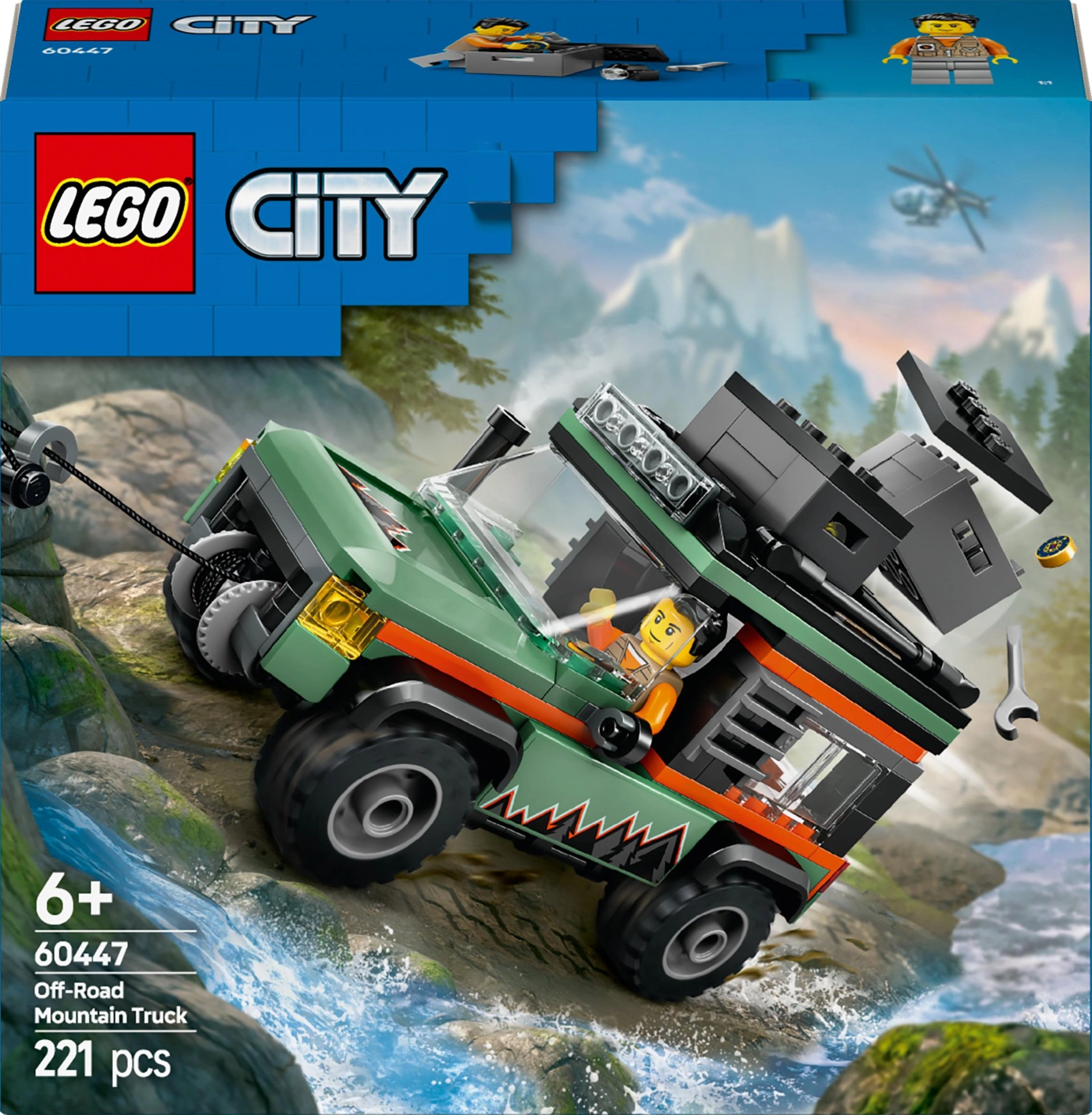 LEGO® City 4x4 kalnų visureigis (60447)