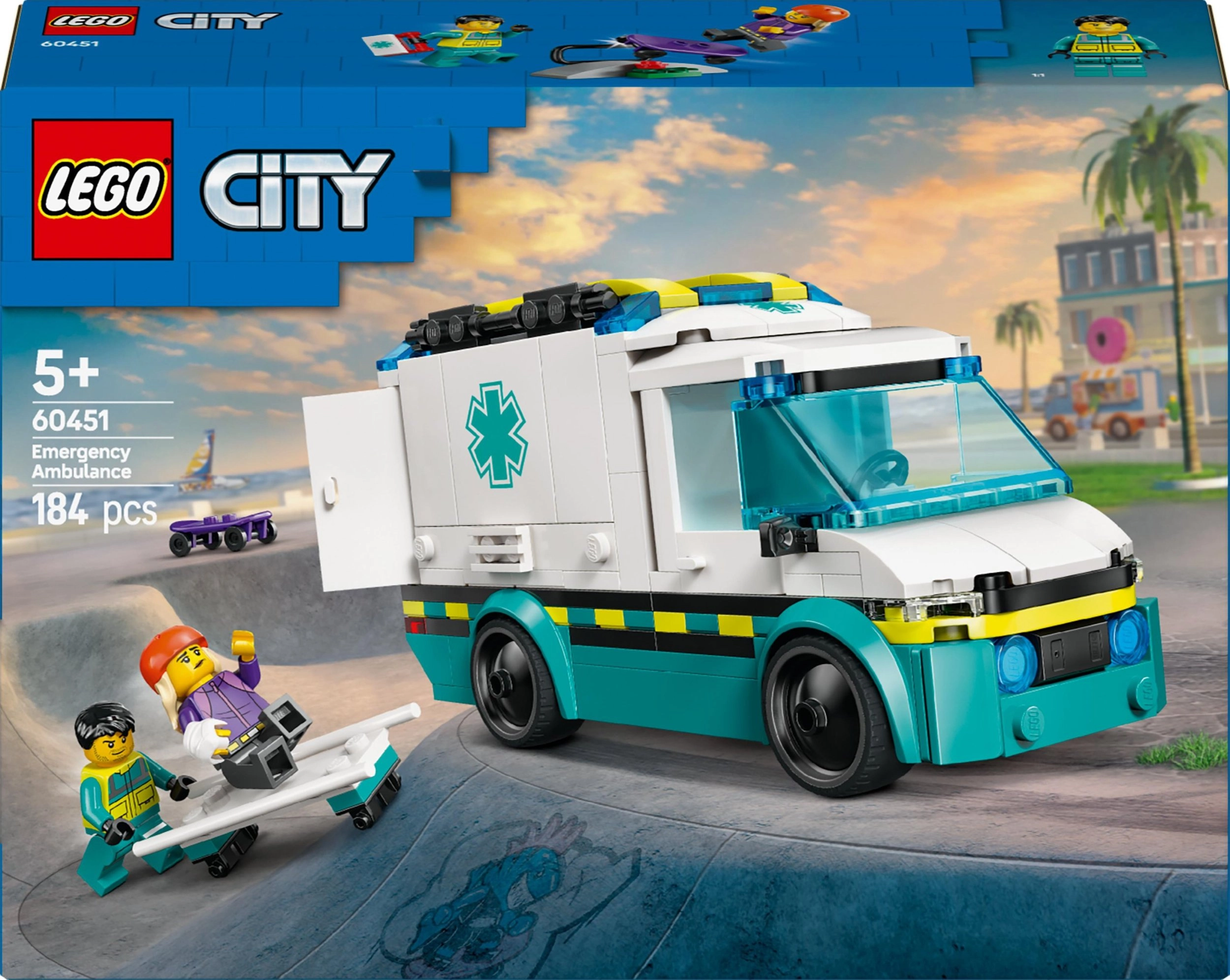 TOY CONSTRUCT EMERGENCY AMBULANCE 60451 1277896