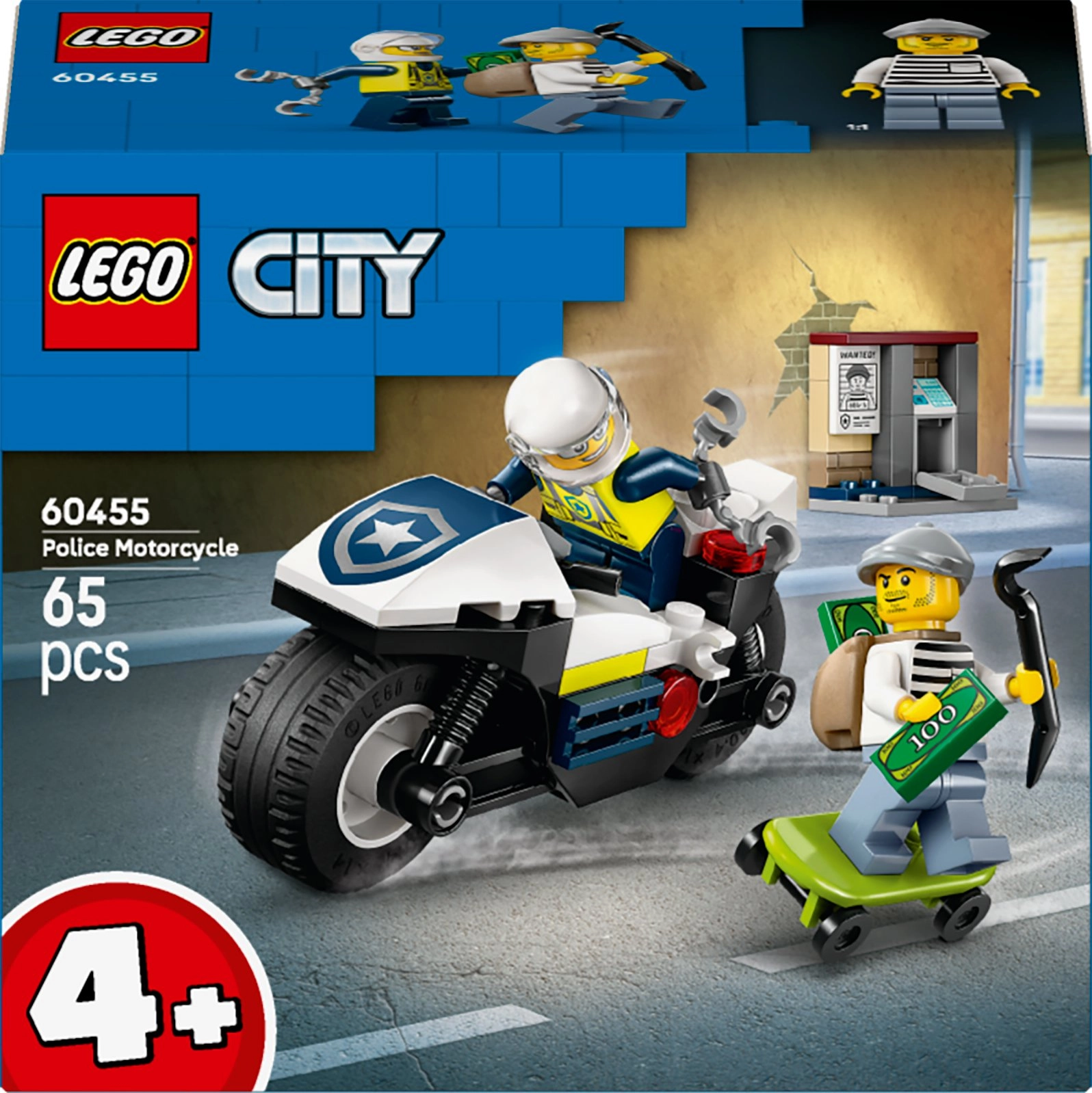 LEGO City Pościg na motocyklu policyjnym
