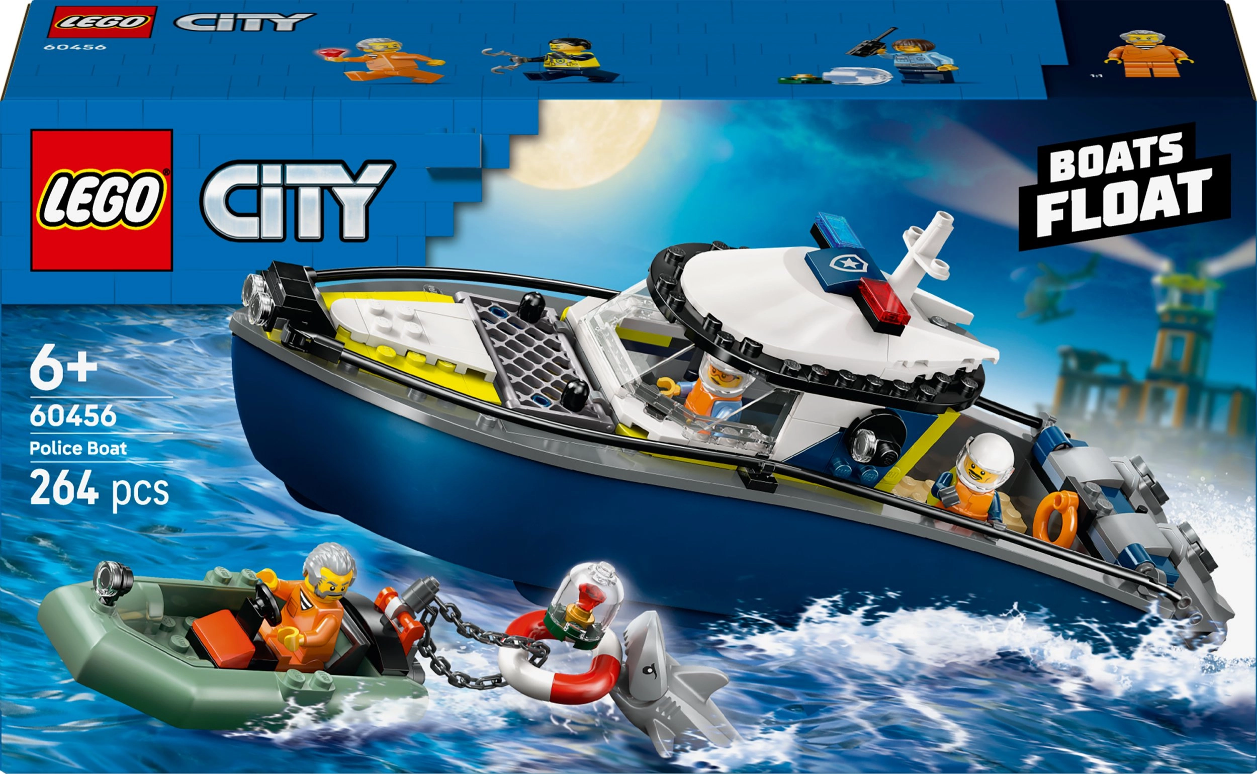 LEGO City Pościg łodzią policyjną (60456)