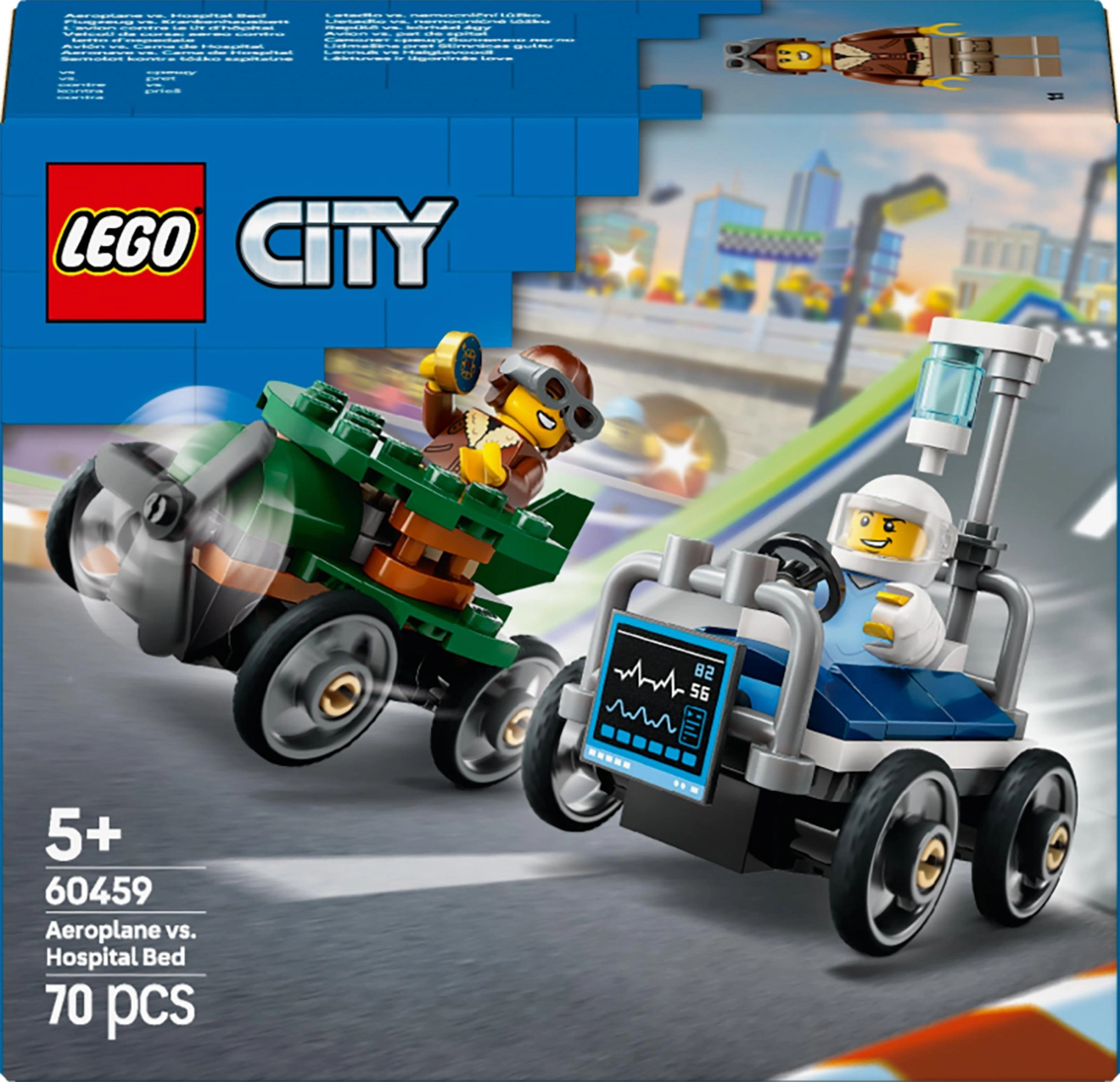 LEGO® City Airplane and Hospital Bed