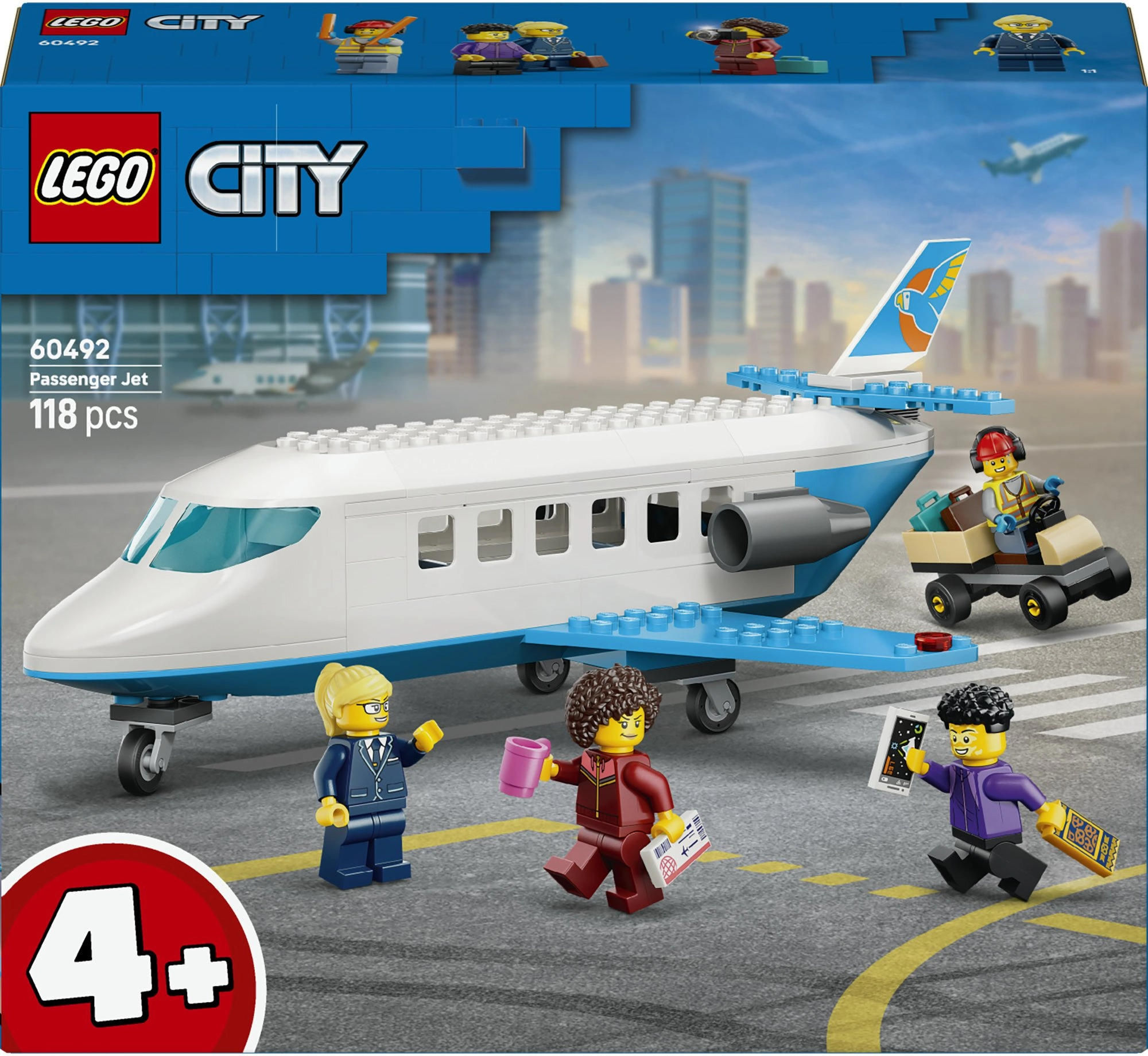 Lego city samolot pasażerski 60492 5702018056837