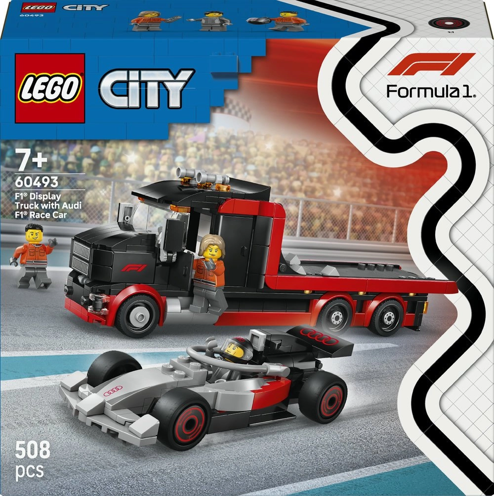 LEGO City Ciężarówka F1® z bolidem