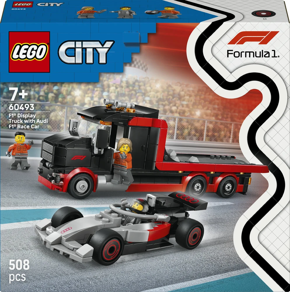 LEGO City Ciężarówka F1® z bolidem
