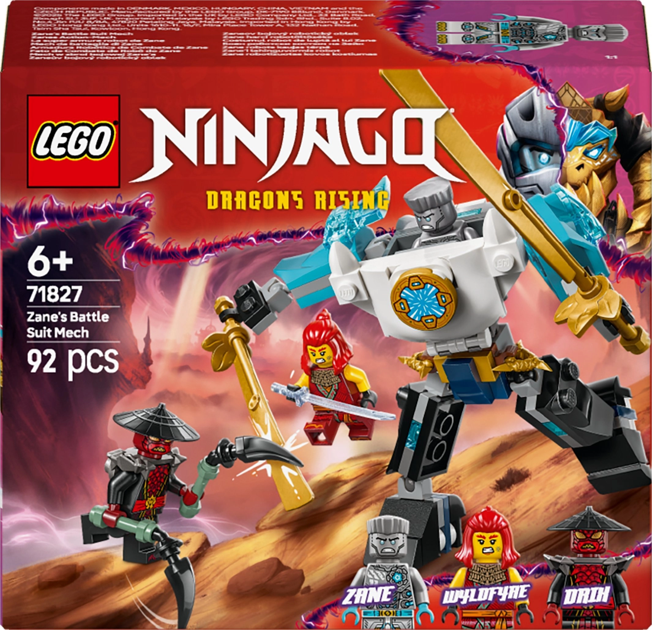 LEGO® Ninjago Zane robotizuotas kovos kostiumas