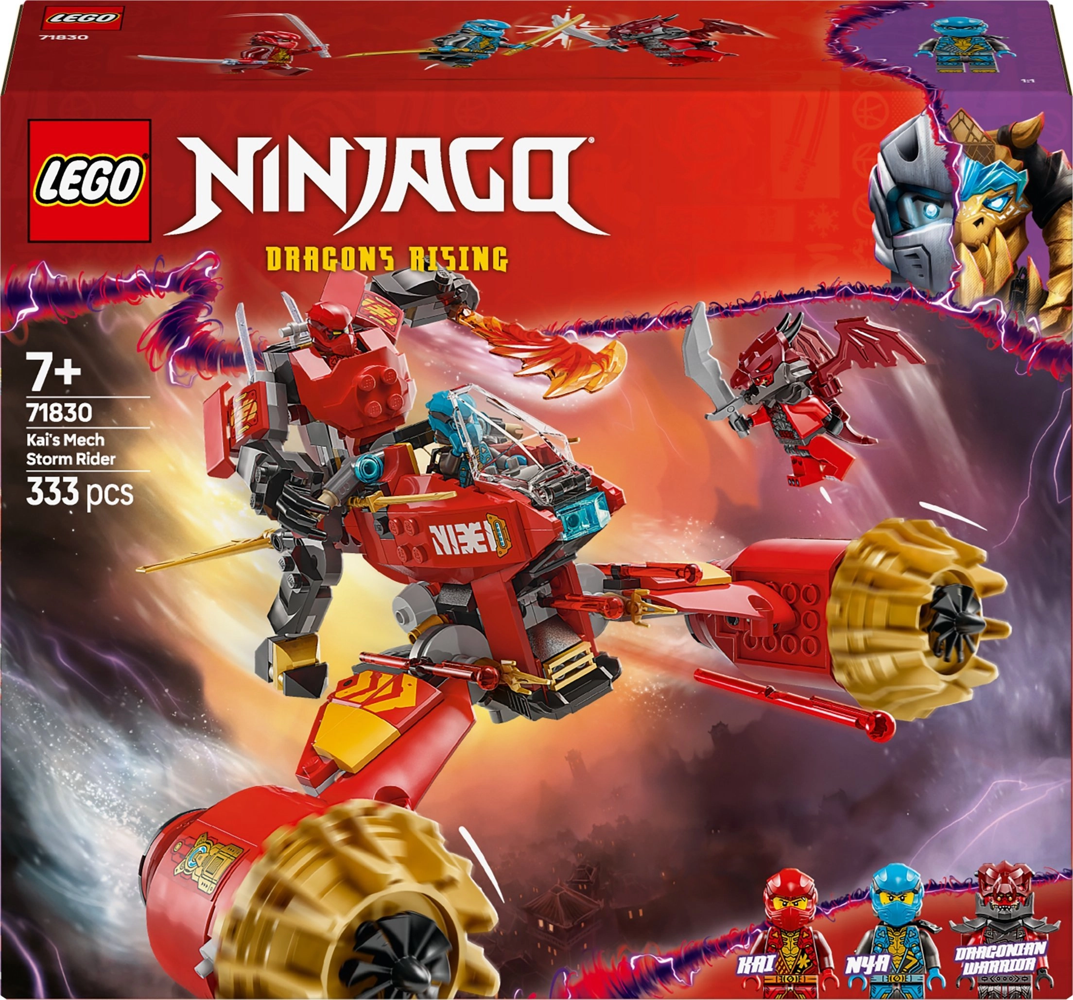 LEGO® Ninjago Kajaus audros robotas-motociklas (71830)