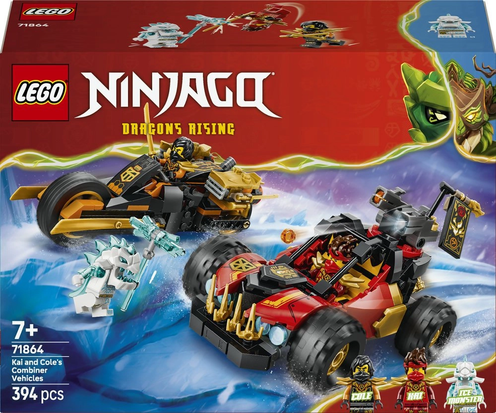 Lego ninjago wielofunkcyjne pojazdy kaia i