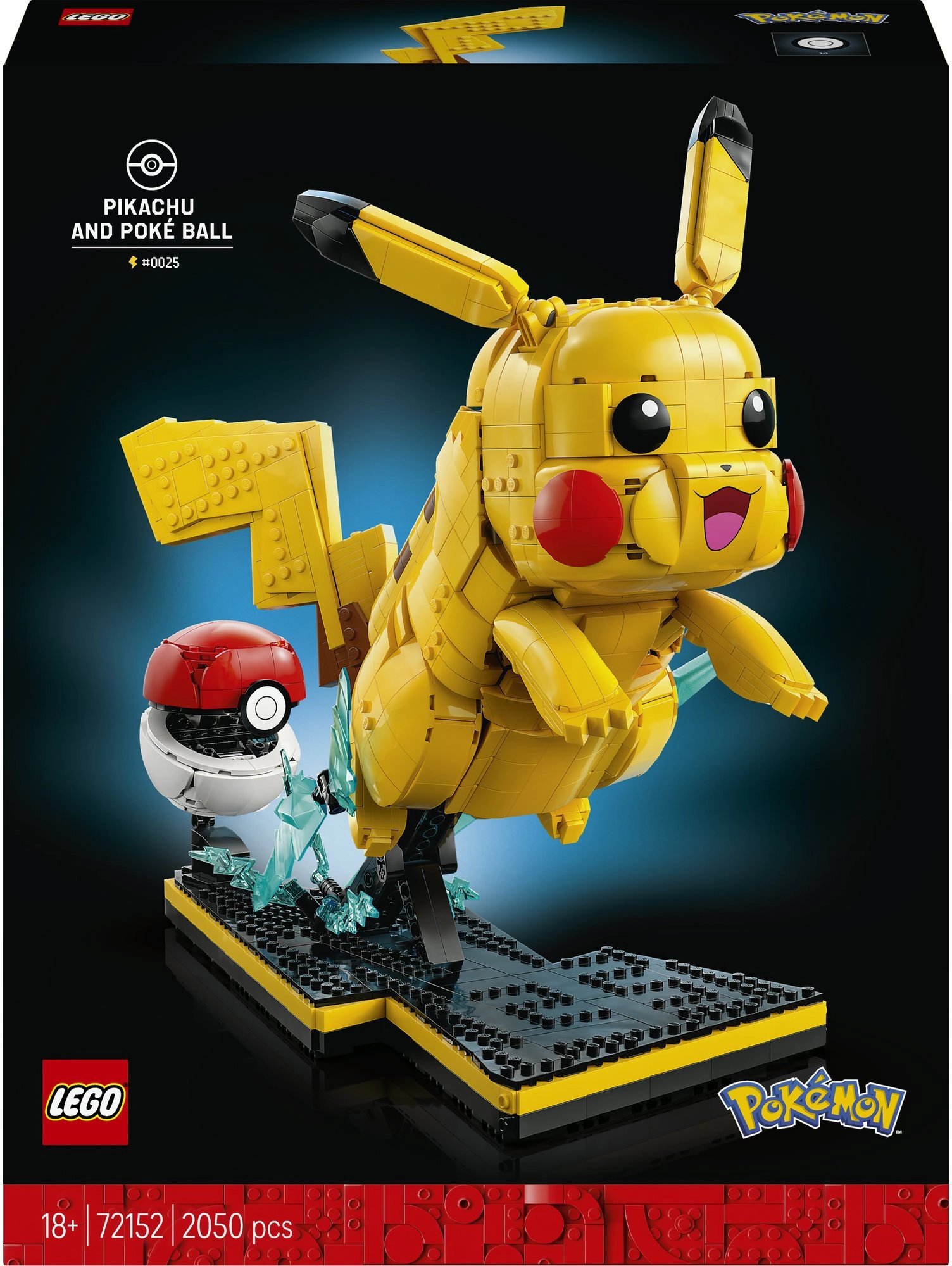 LEGO Pokemon Pikachu i Pokeball (72152)