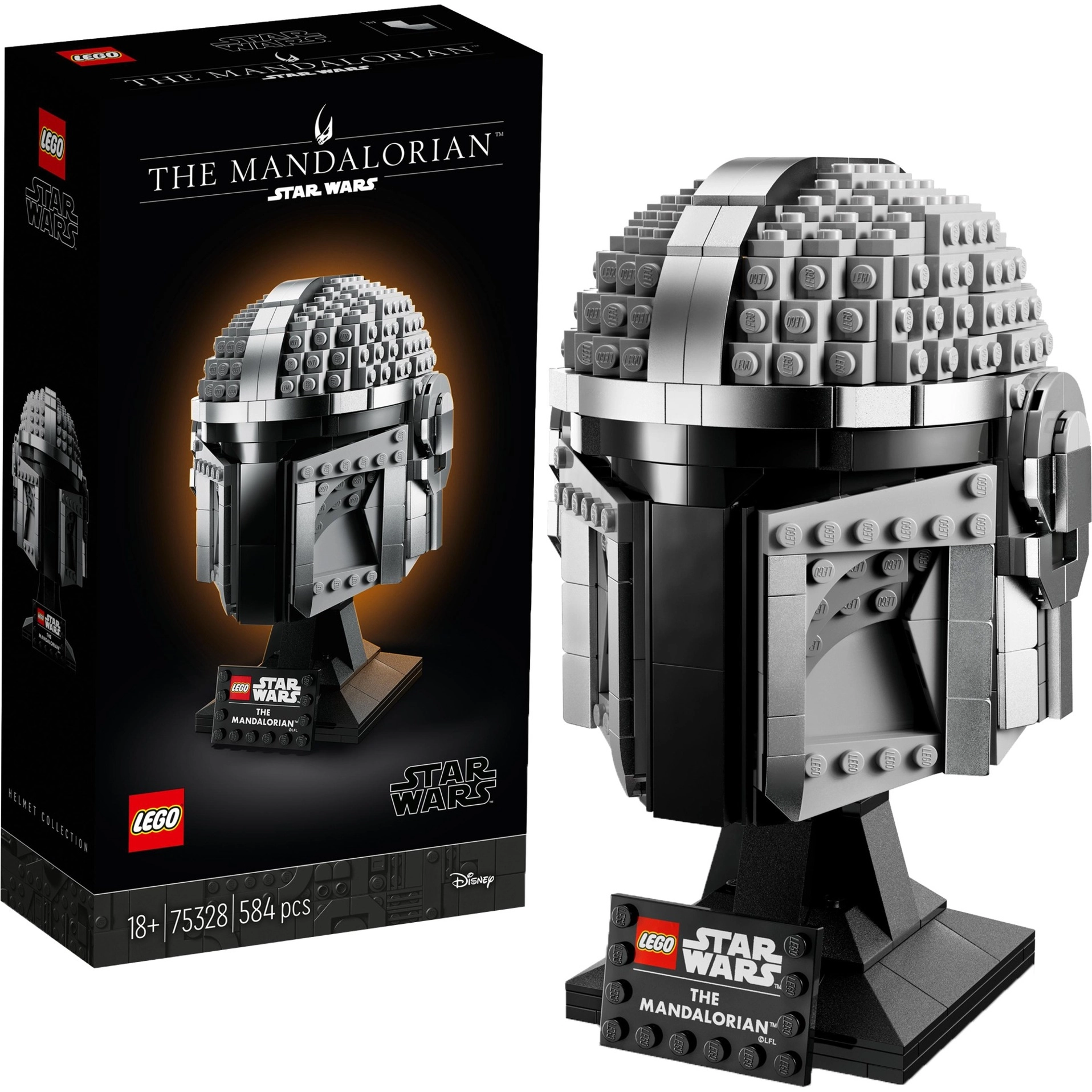 LEGO Star Wars 75328 Mandalorian Helmet