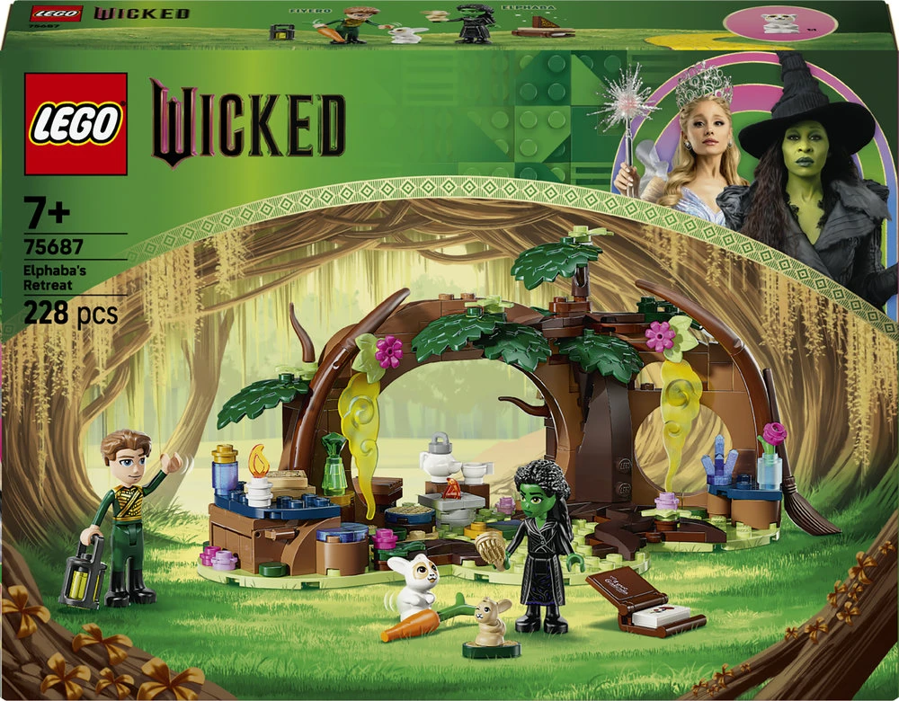 LEGO 75687 Wicked Elphaba````s Lair  construction