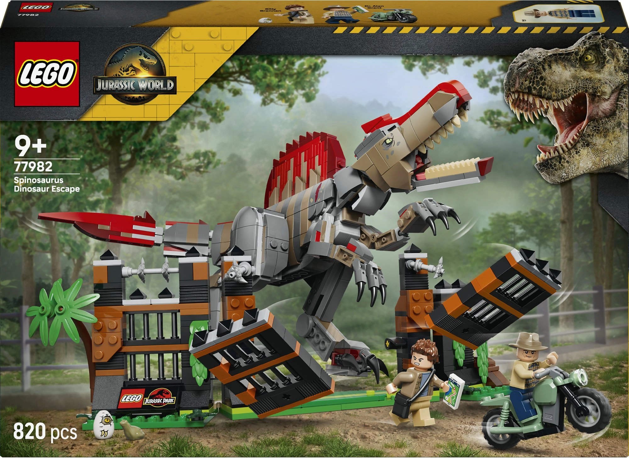 LEGO Jurassic World Ucieczka spinozaura (77982)