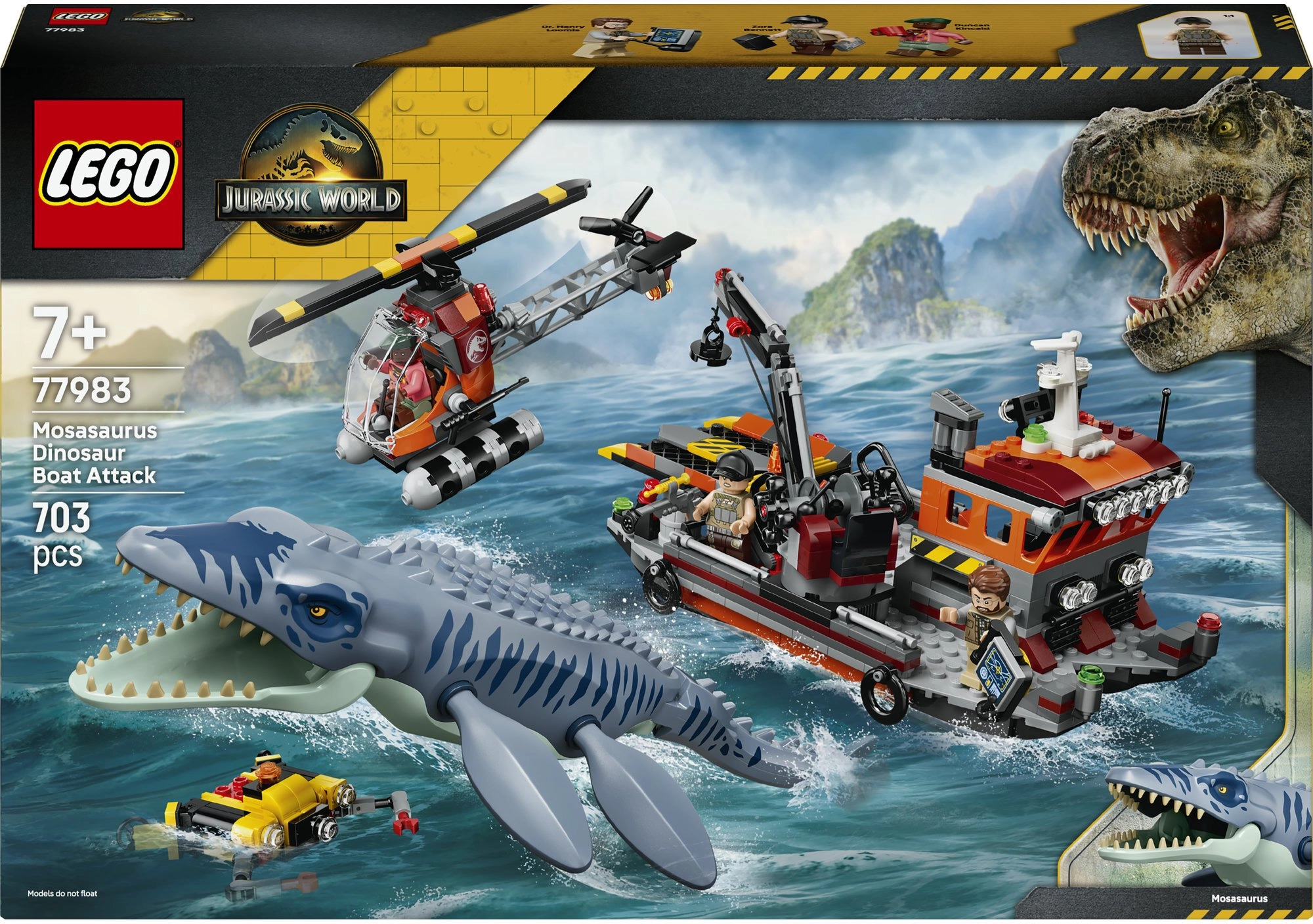 LEGO Jurassic World Atak mozazaura na