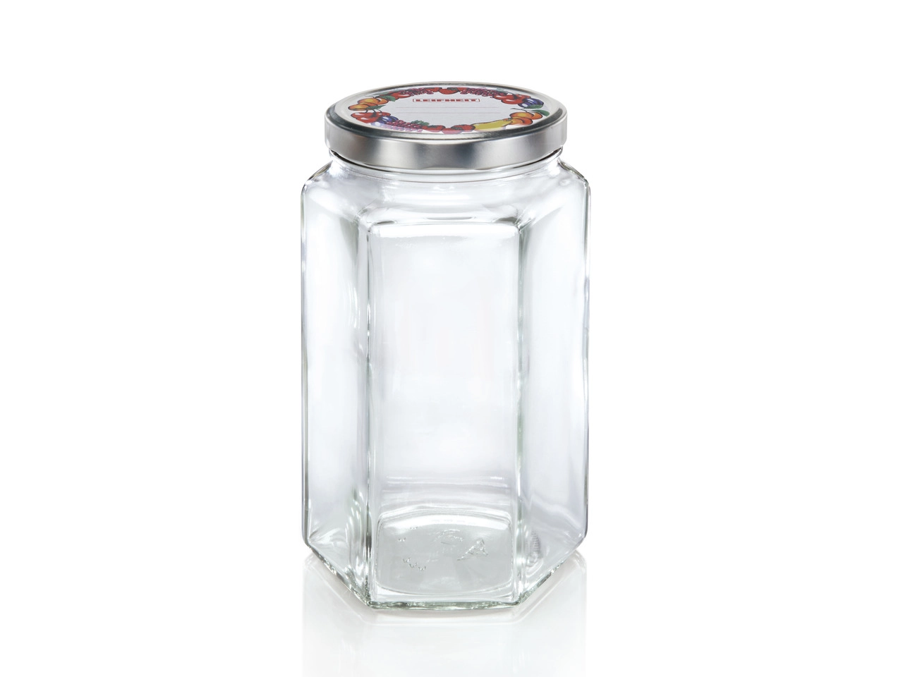 LEIFHEIT Sešstūra burciņa stikla 1700ml 103212