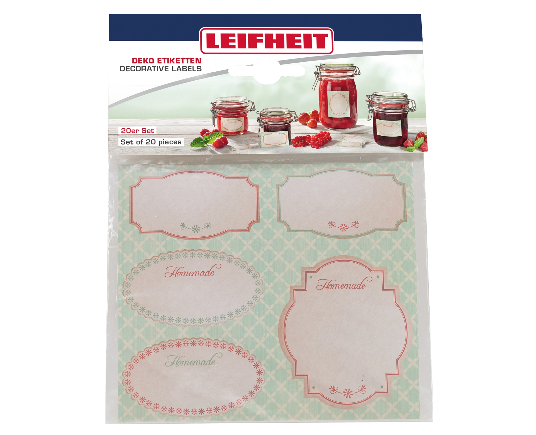 LEIFHEIT Bursette decorating sticker set pastel