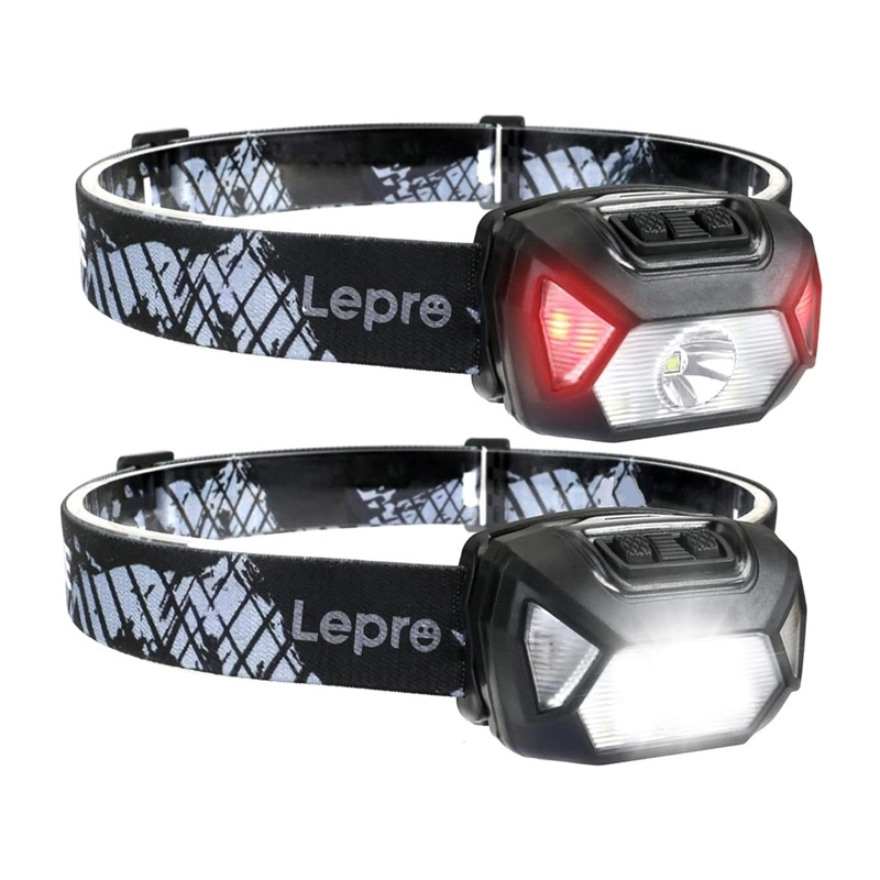 Lepro Head Torch Rechargeable (2 Pack)
