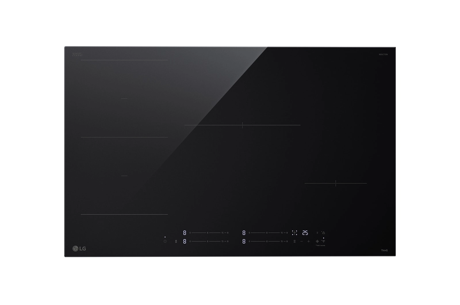 LG CBIZ3035B Black Built-in 80 cm