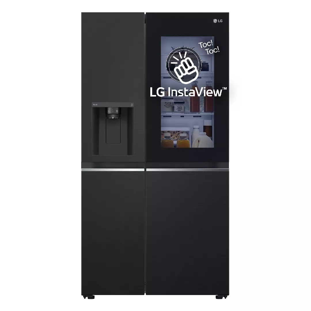 LG InstaView GSGV81EPLL side-by-side refrigerator Freestanding