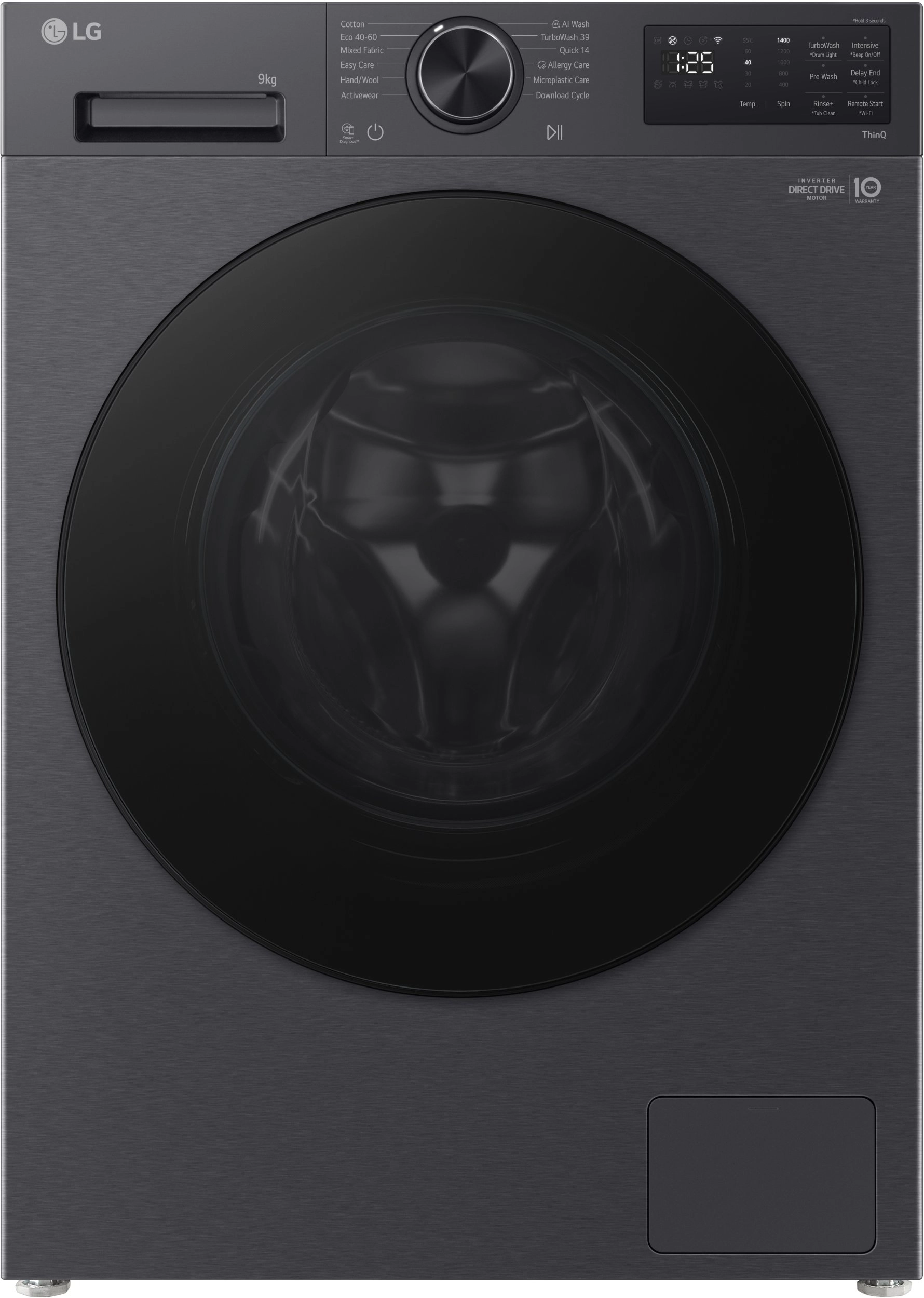 LG F2X50S9TBB washing machine Front-load 9