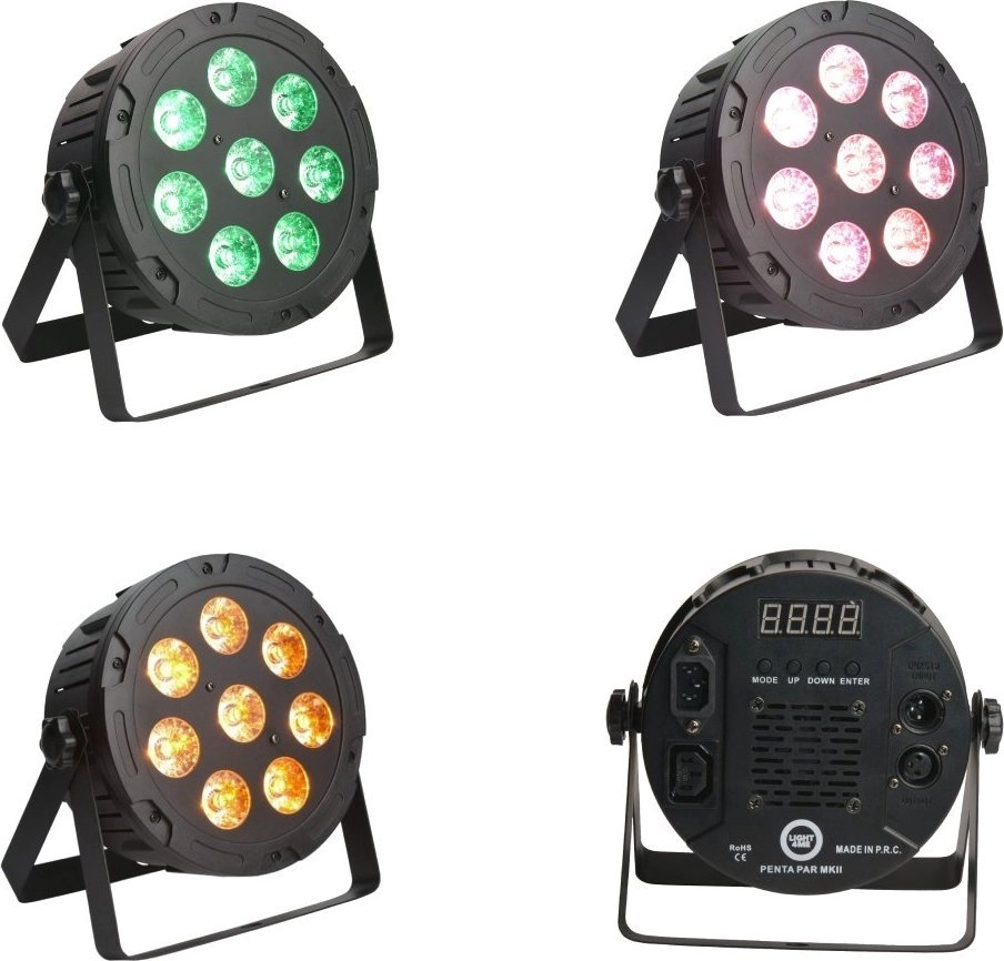 LIGHT4ME Penta Par 8x12W MKII RGBWA