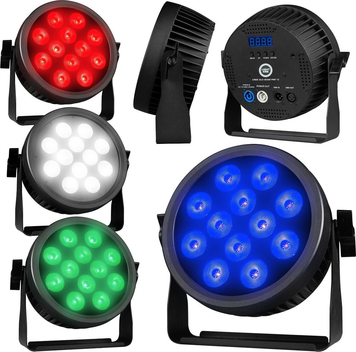 LIGHT4ME CREE ALU QUAD PAR 12