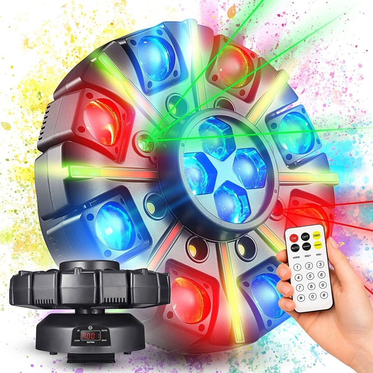 LIGHT4ME studio lamp LIGHT4ME OCTOS movable