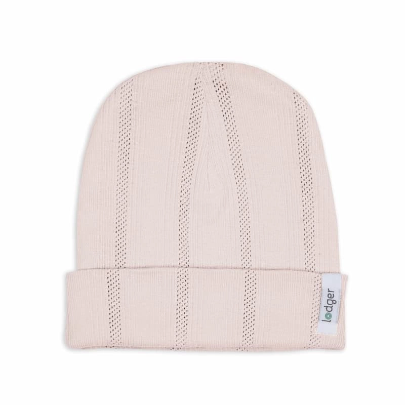 Lodger Beanie Pointelle baby hat Powder