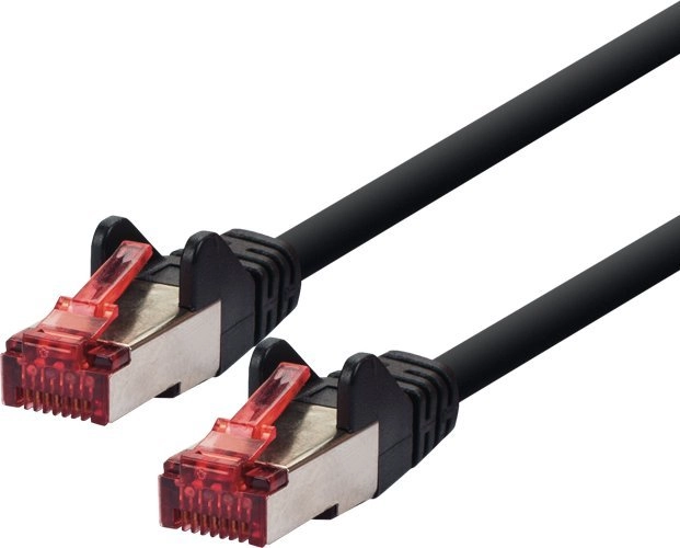 LOGON TCR66SS200BL network cable Black 20