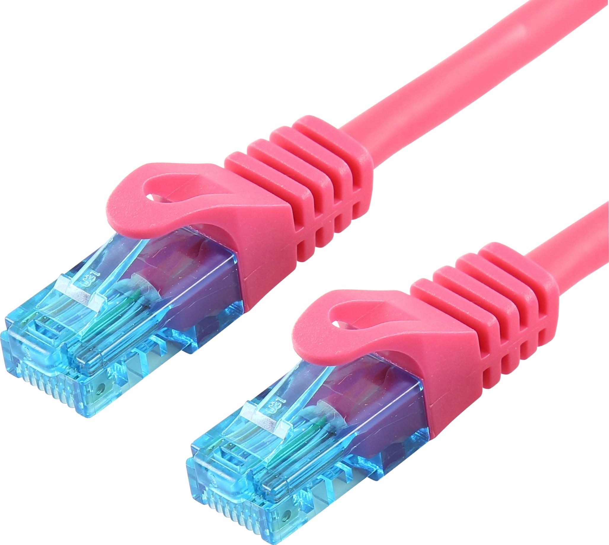 LOGON TCU55U100M network cable Purple 10
